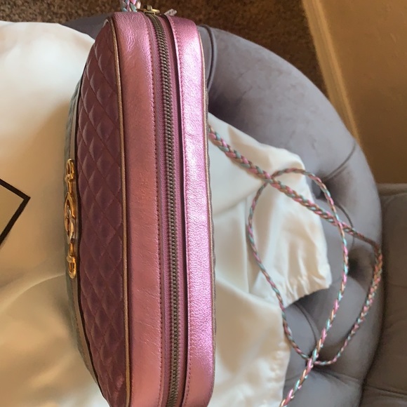 Gucci Pink & Blue Metallic Trapuntata - Picture 4 of 11